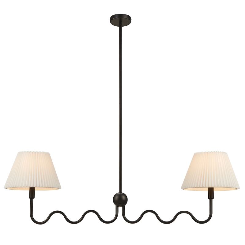 Wave Pendant Light in Black