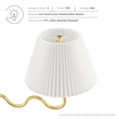 Modway Wave Pendant Light in Brass