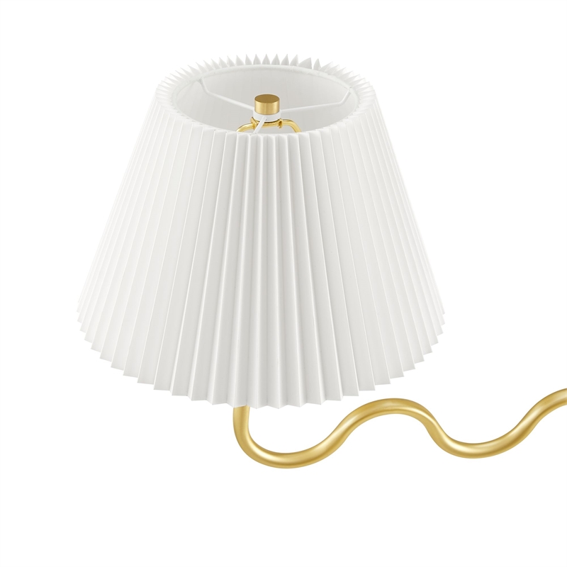 Modway Wave Pendant Light in Brass