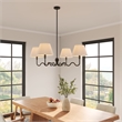 Wave Pendant Light in Black