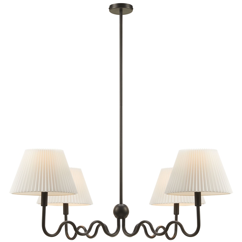 Wave Pendant Light in Black