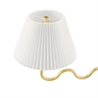 Wave Pendant Light in Brass