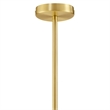 Wave Pendant Light in Brass