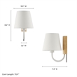 Sunlit Wall Sconce in Natural White