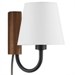 Sunlit Wall Sconce in Walnut Black