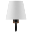 Sunlit Wall Sconce in Walnut Black