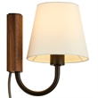 Sunlit Wall Sconce in Walnut Black
