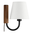 Sunlit Wall Sconce in Walnut Black