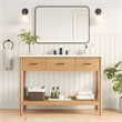 Zaire Bathroom Vanity Cabinet (Sink Basin Not Included) in Natural