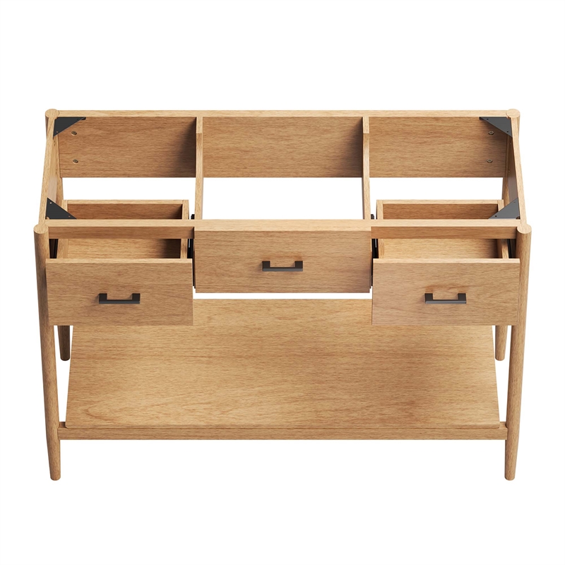 Zaire Bathroom Vanity Cabinet (Sink Basin Not Included) in Natural