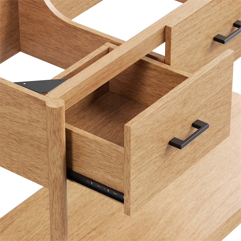 Zaire Bathroom Vanity Cabinet (Sink Basin Not Included) in Natural