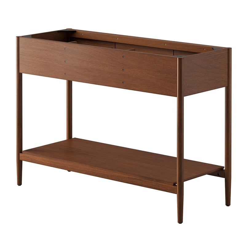 Zaire Bathroom Vanity Cabinet (Sink Basin Not Included) in Walnut