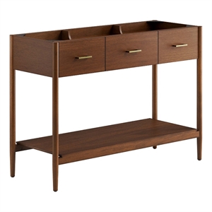 Zaire Bathroom Vanity Cabinet (Sink Basin Not Included) in Walnut