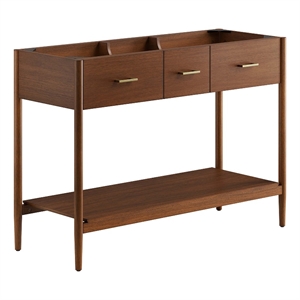 Zaire Bathroom Vanity Cabinet (Sink Basin Not Included) in Walnut