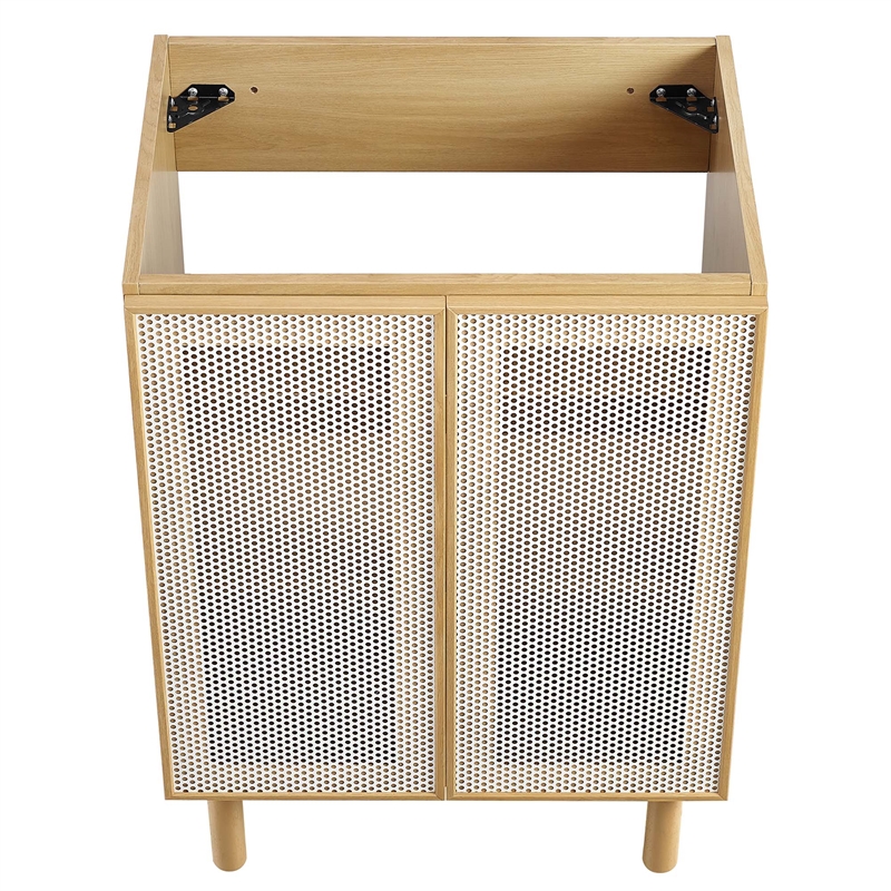 Calla Bathroom Vanity Cabinet (Sink Basin Not Included) in Oak