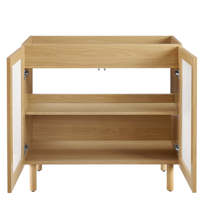 Calla Bathroom Vanity Cabinet (Sink Basin Not Included) in Oak