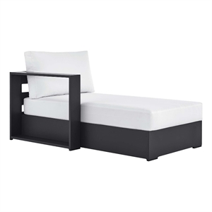 Tahoe Modular Left-Facing Chaise Lounge in Gray White