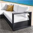 Tahoe 3-Piece Sectional Sofa Set in Gray White