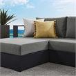 Tahoe 2-Piece Left-Facing Chaise Sectional Sofa Set in Gray Charcoal