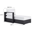 Tahoe 2-Piece Left-Facing Chaise Sectional Sofa Set in Gray White