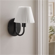 Wave Wall Sconce in Black