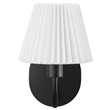 Wave Wall Sconce in Black