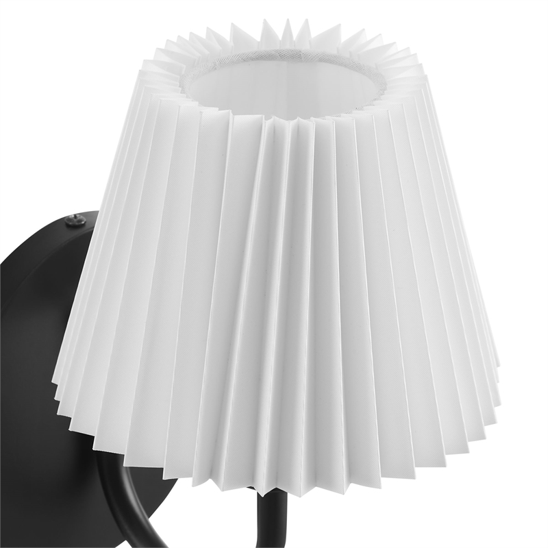 Wave Wall Sconce in Black