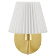Wave Wall Sconce in Brass