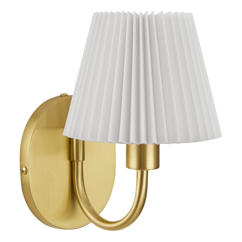 Wave Wall Sconce in Brass