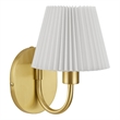Wave Wall Sconce in Brass