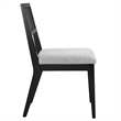 Nimba Dining Chairs Set of 2 in Heathered Weave Light Gray