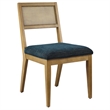 Nimba Dining Chairs Set of 2 in Heathered Weave Azure