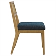Nimba Dining Chairs Set of 2 in Heathered Weave Azure
