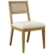 Nimba Dining Chairs Set of 2 in Heathered Weave Ivory