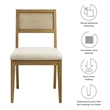 Nimba Dining Chairs Set of 2 in Heathered Weave Ivory