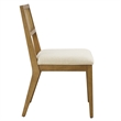 Nimba Dining Chairs Set of 2 in Heathered Weave Ivory