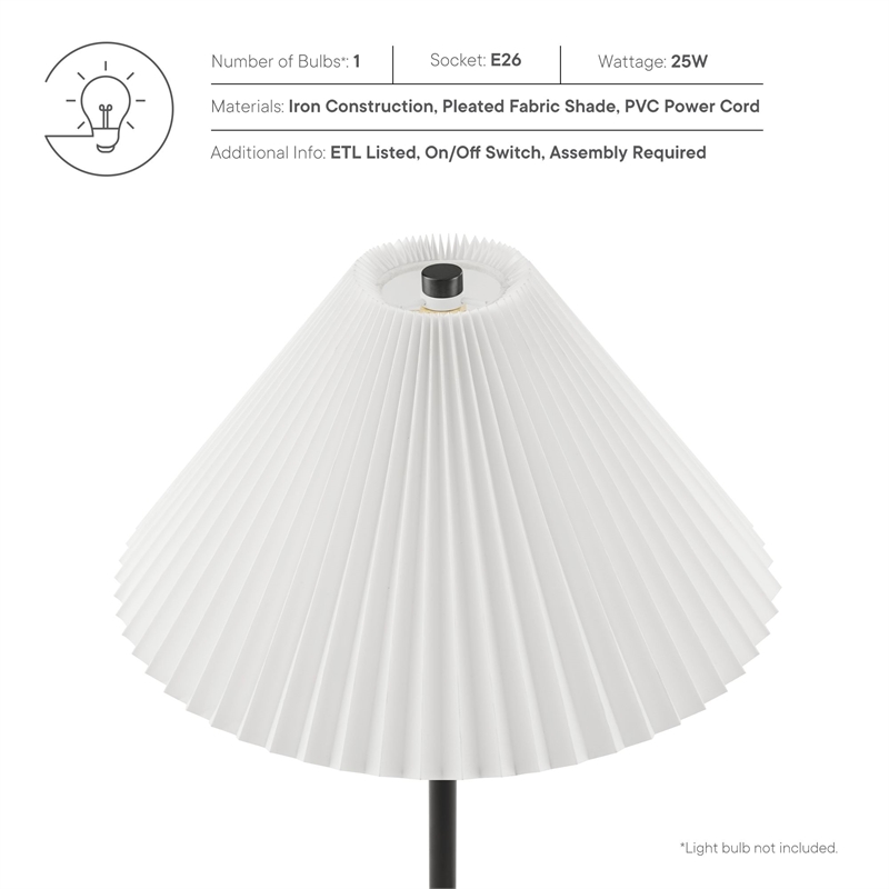 Illusion Table Lamp in Black