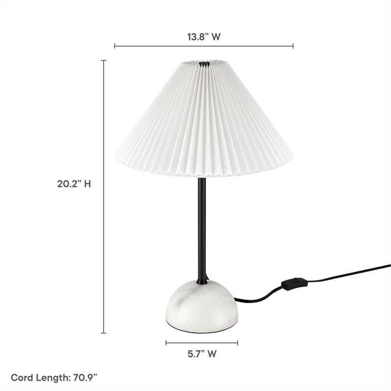 Illusion Table Lamp in Black