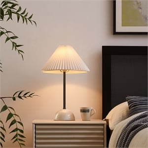illusion table lamp in black