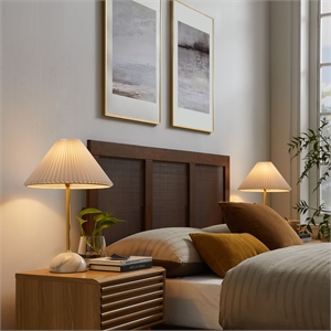 illusion table lamp in brass