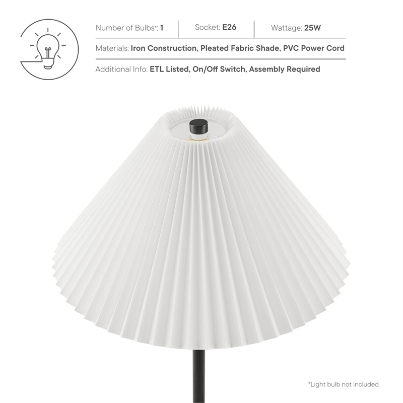 Illusion Floor Lamp in Black