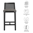 Monarch Counter Stool in Black Black Gray
