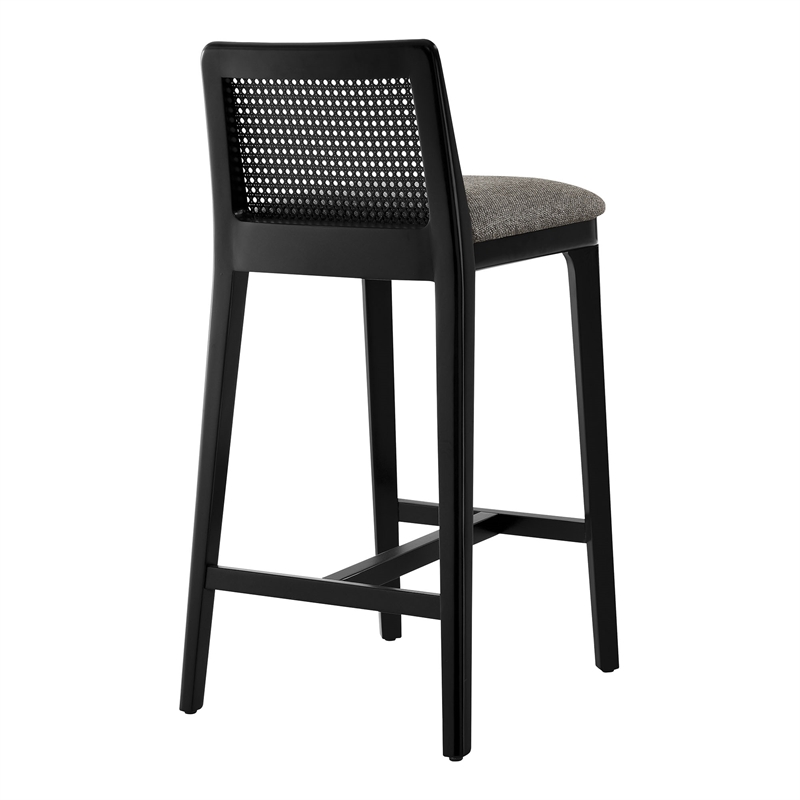 Monarch Counter Stool in Black Black Gray