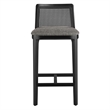 Monarch Counter Stool in Black Black Gray