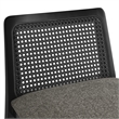Monarch Counter Stool in Black Black Gray