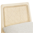 Monarch Counter Stool in Antique White Natural Heathered Weave Ivory