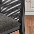 Monarch Bar Stool in Black Black Gray