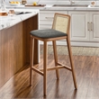 Monarch Bar Stool in Honey Natural Gray