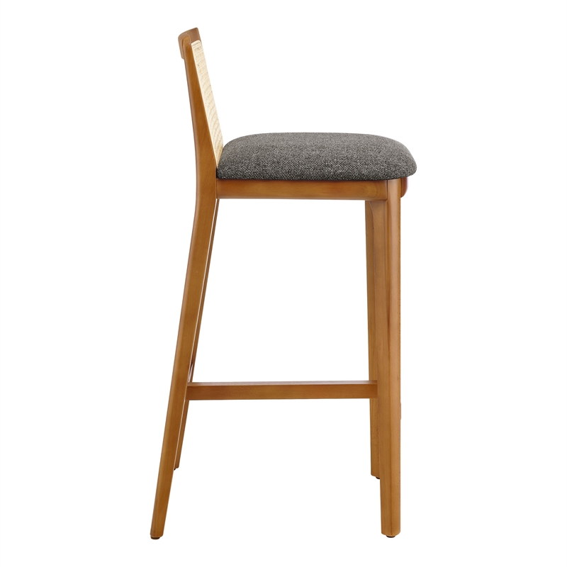 Monarch Bar Stool in Honey Natural Gray