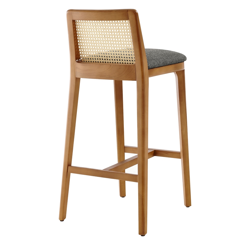 Monarch Bar Stool in Honey Natural Gray